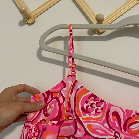 Lilly Pulitzer Ivy Top in Pink Pout Mango Salsa size 0 - Picture 4 of 7